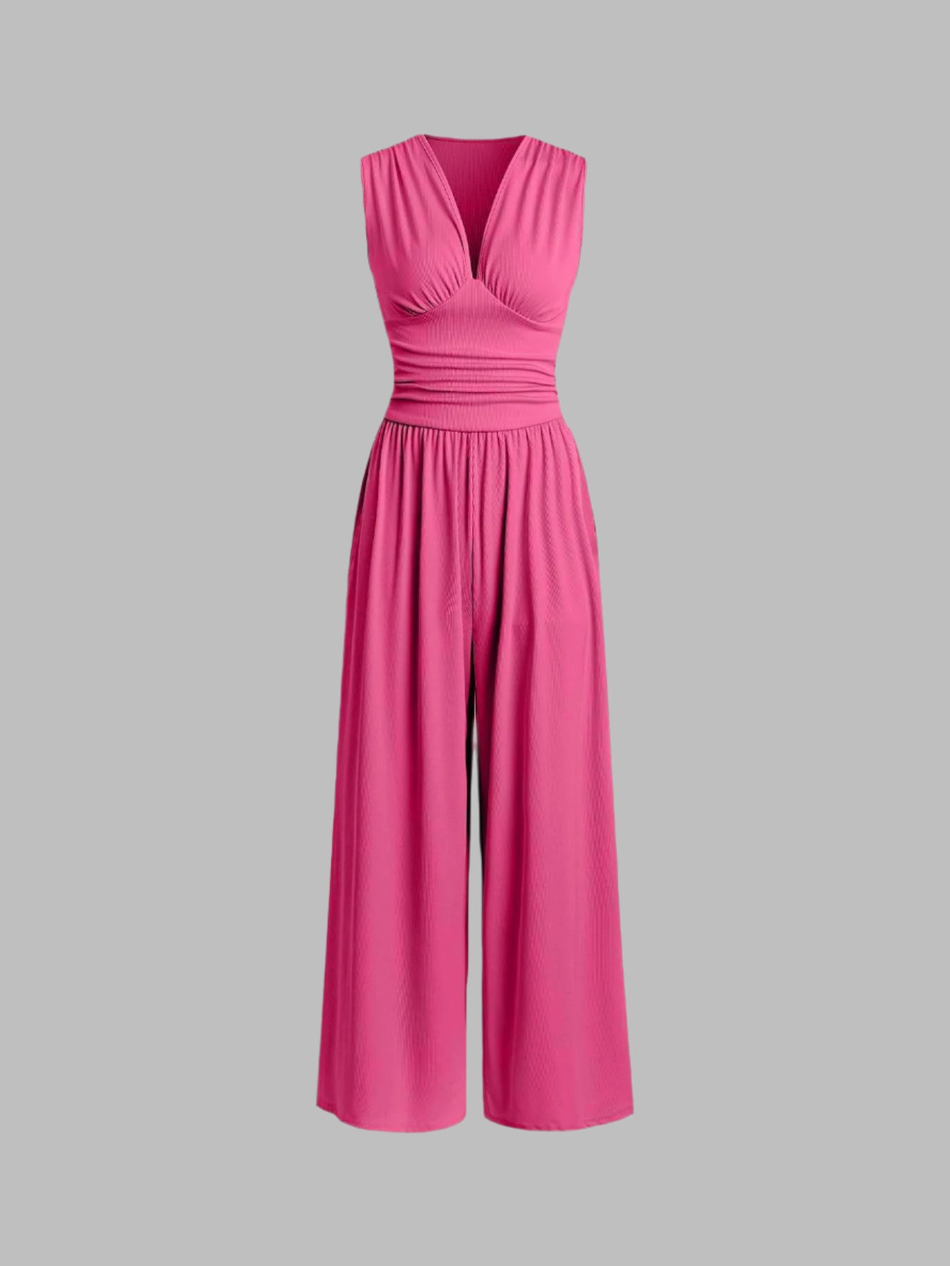 Charity | Mono elegante sin mangas y de pierna ancha