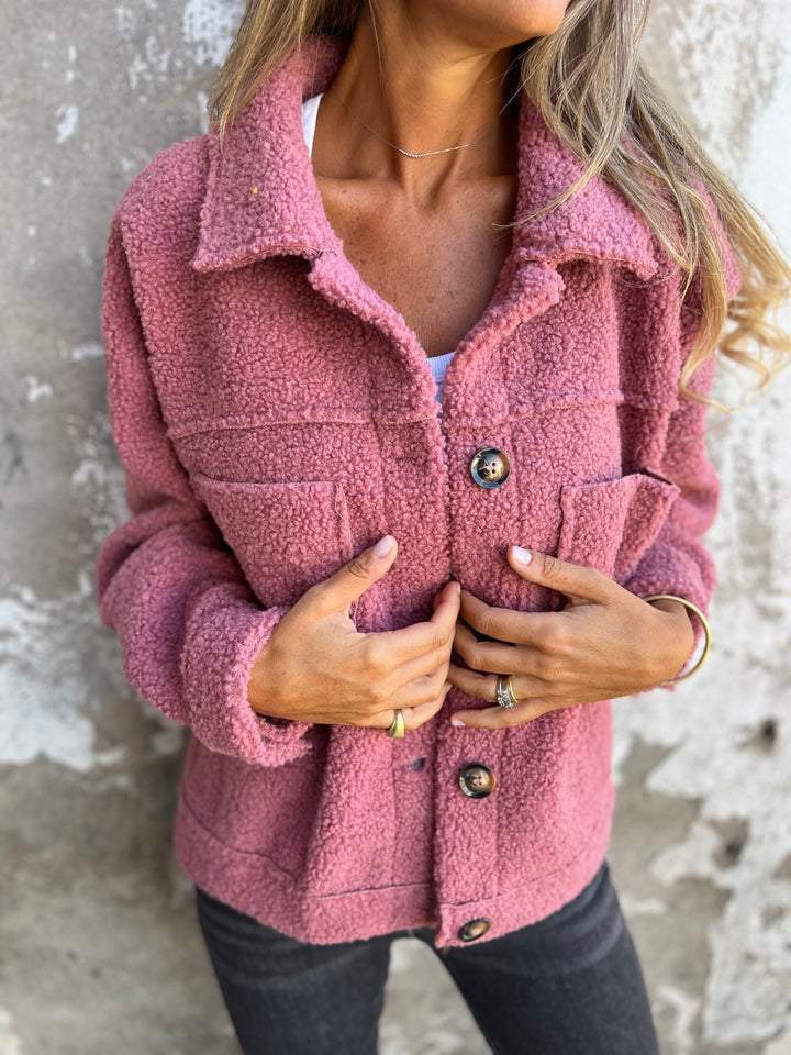 Rocío | Chaqueta de polar suave con botones