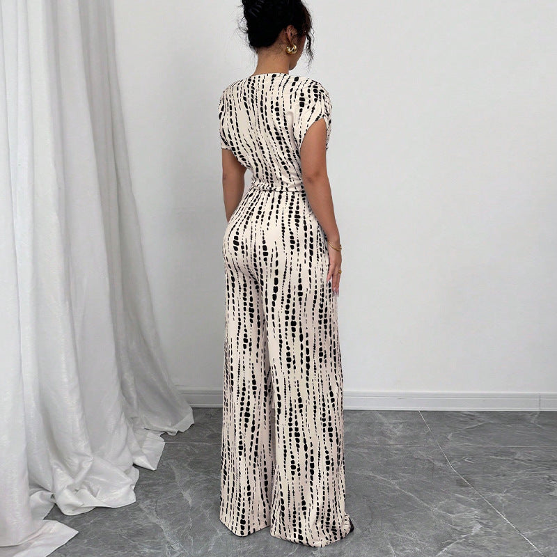 Amanda | Mono con pantalones anchos