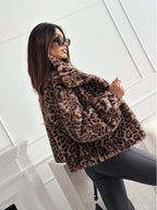 Leonor | Abrigo con Estampado de Leopardo