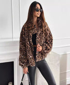 Leonor | Abrigo con Estampado de Leopardo