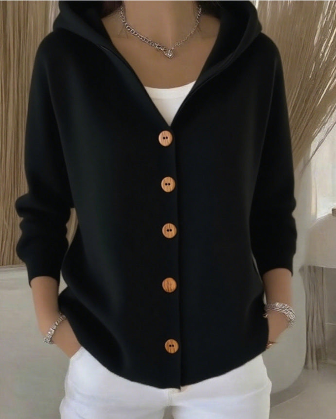 Mercedes | Chaqueta de Punto con Capucha