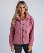 Rocío | Chaqueta de polar suave con botones