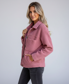 Rocío | Chaqueta de polar suave con botones