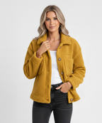 Rocío | Chaqueta de polar suave con botones