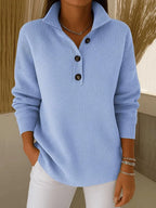 Genoveva | Jersey Polo con Cuello de Pico