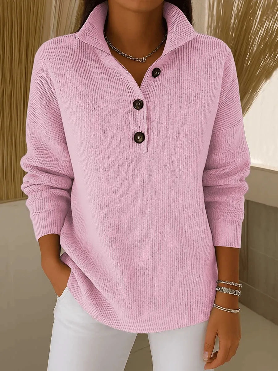 Genoveva | Jersey Polo con Cuello de Pico