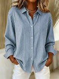 Isabel | Camisa de Rayas con Botones