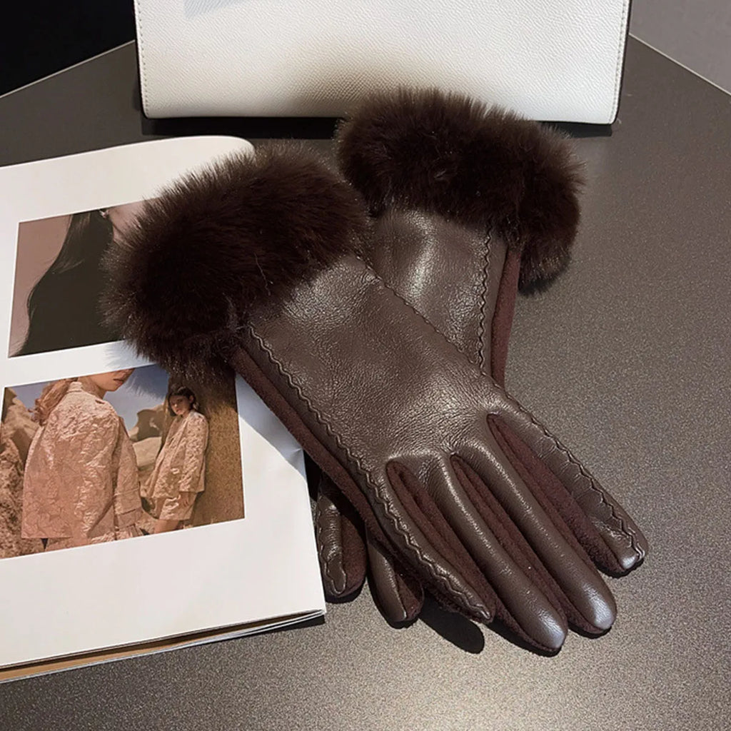 Ashley | Guantes Cuero PU