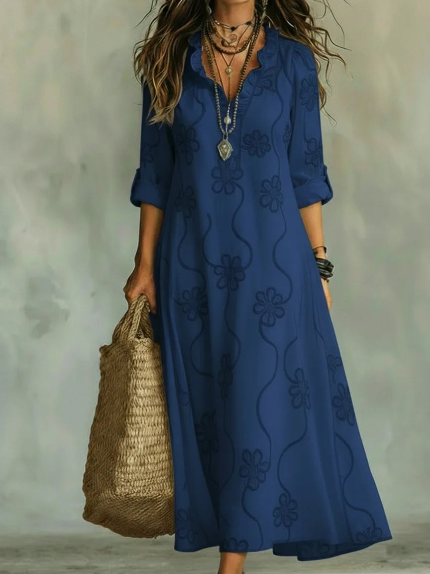 Bonifacia | Vestido Largo Fluido