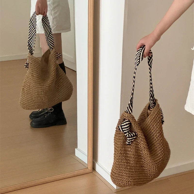 Thais | Bolso tote boho tejido diario