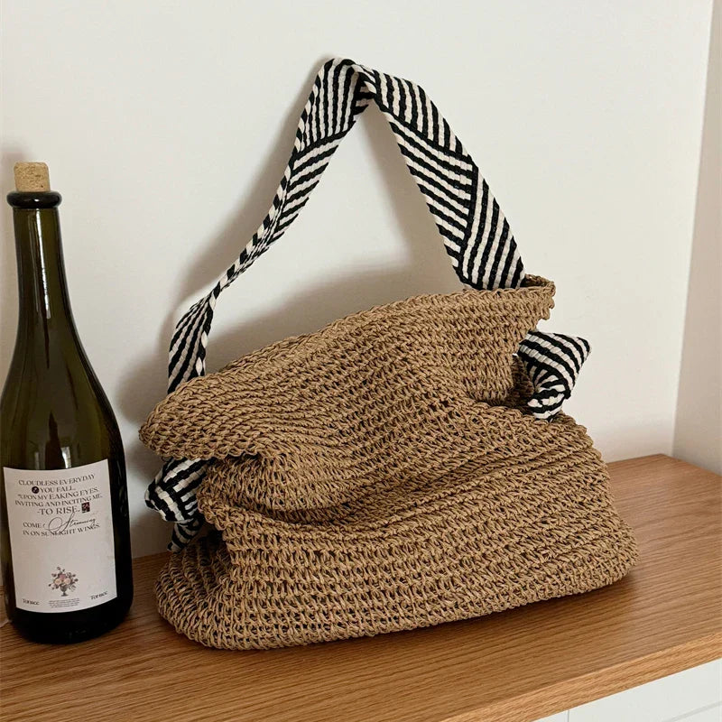 Thais | Bolso tote boho tejido diario
