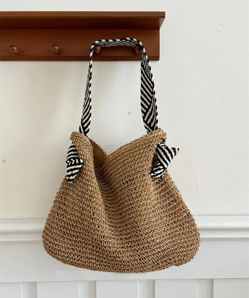 Thais | Bolso tote boho tejido diario