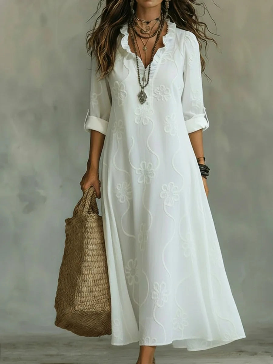 Bonifacia | Vestido Largo Fluido