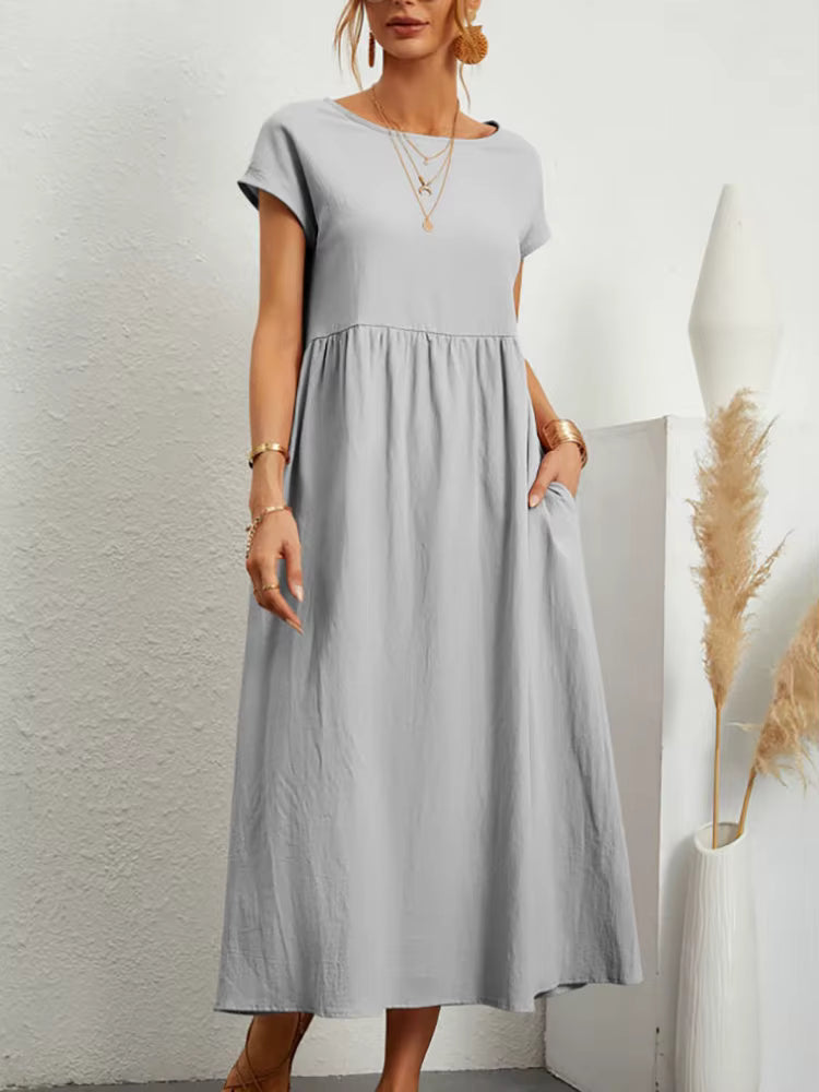 Gabriela | Vestido midi fluido con una elegancia atemporal
