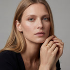 Celine | Anillo en Espiral de Cristal
