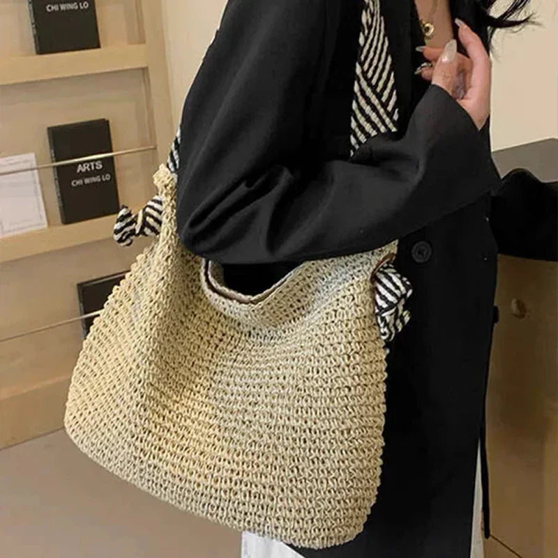Thais | Bolso tote boho tejido diario