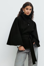 Cayetana | Capa elegante con cintura ajustable