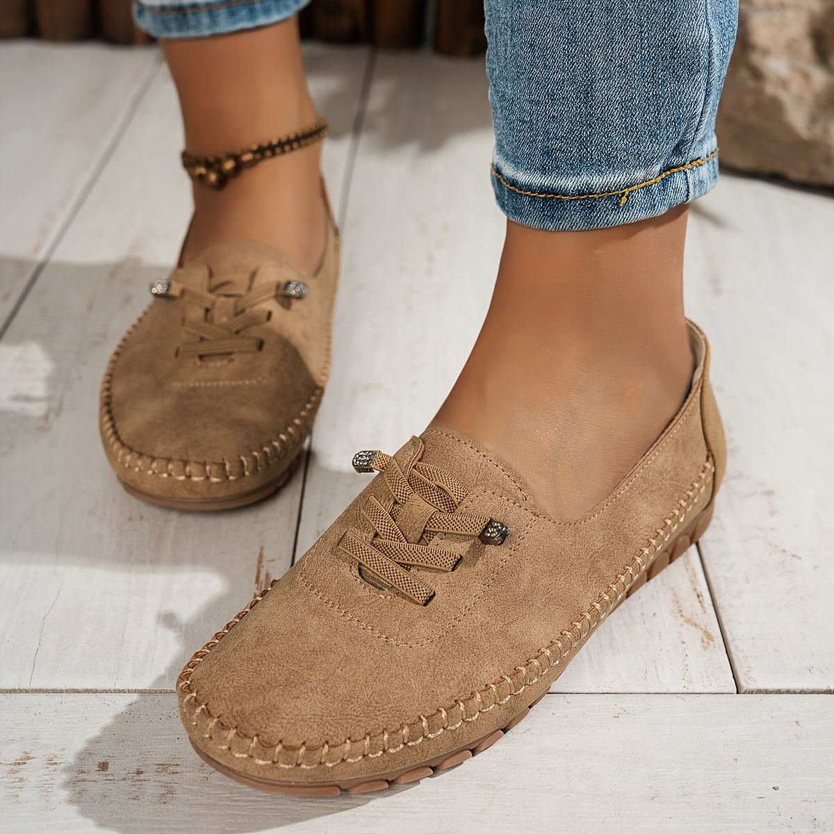 Ester - Mocasín femenino flexible de confort