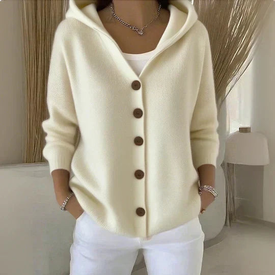 Mercedes | Chaqueta de Punto con Capucha