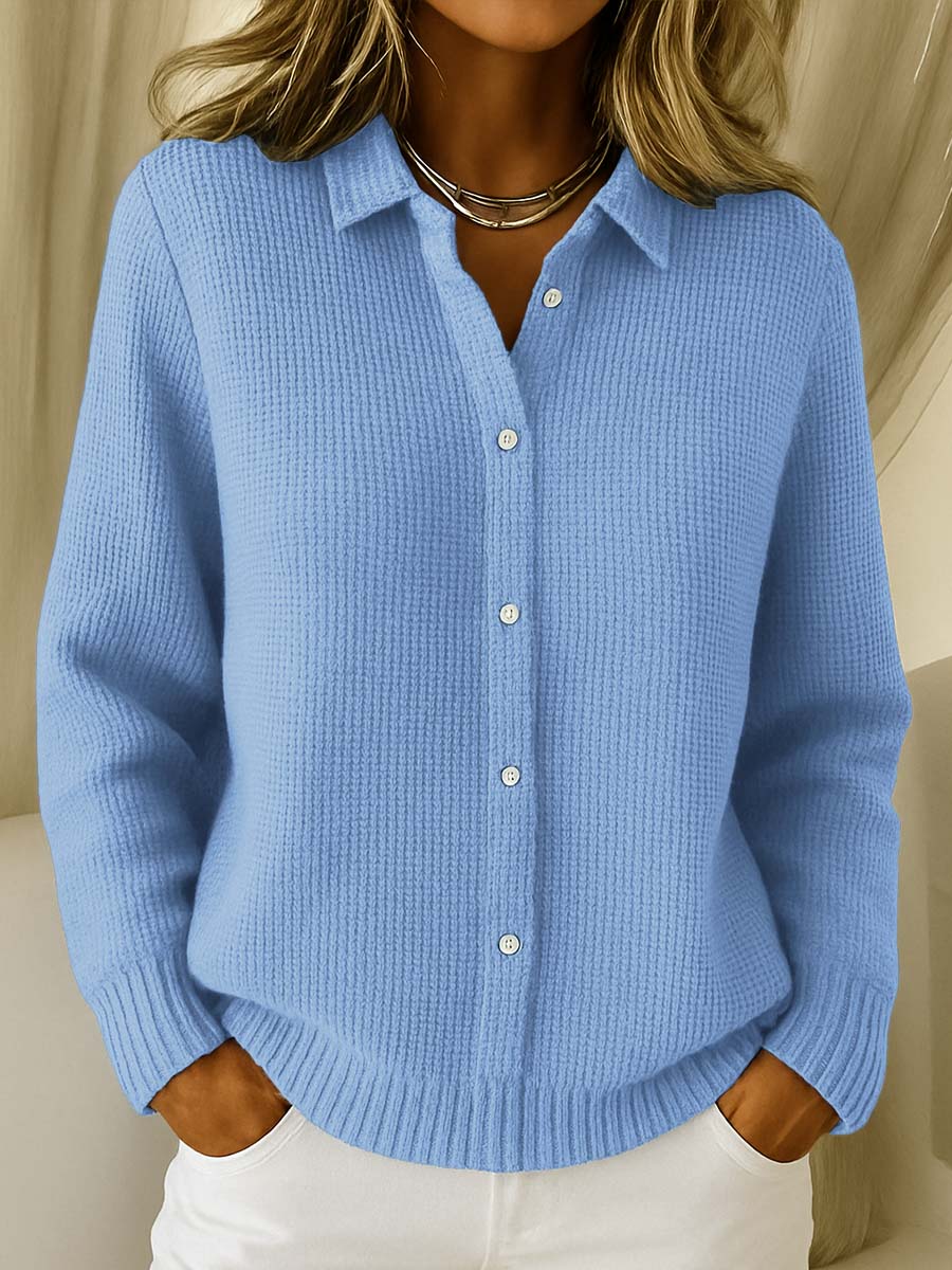 Manuela | Chaqueta de Punto Texturizada con Botones
