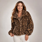 Leonor | Abrigo con Estampado de Leopardo