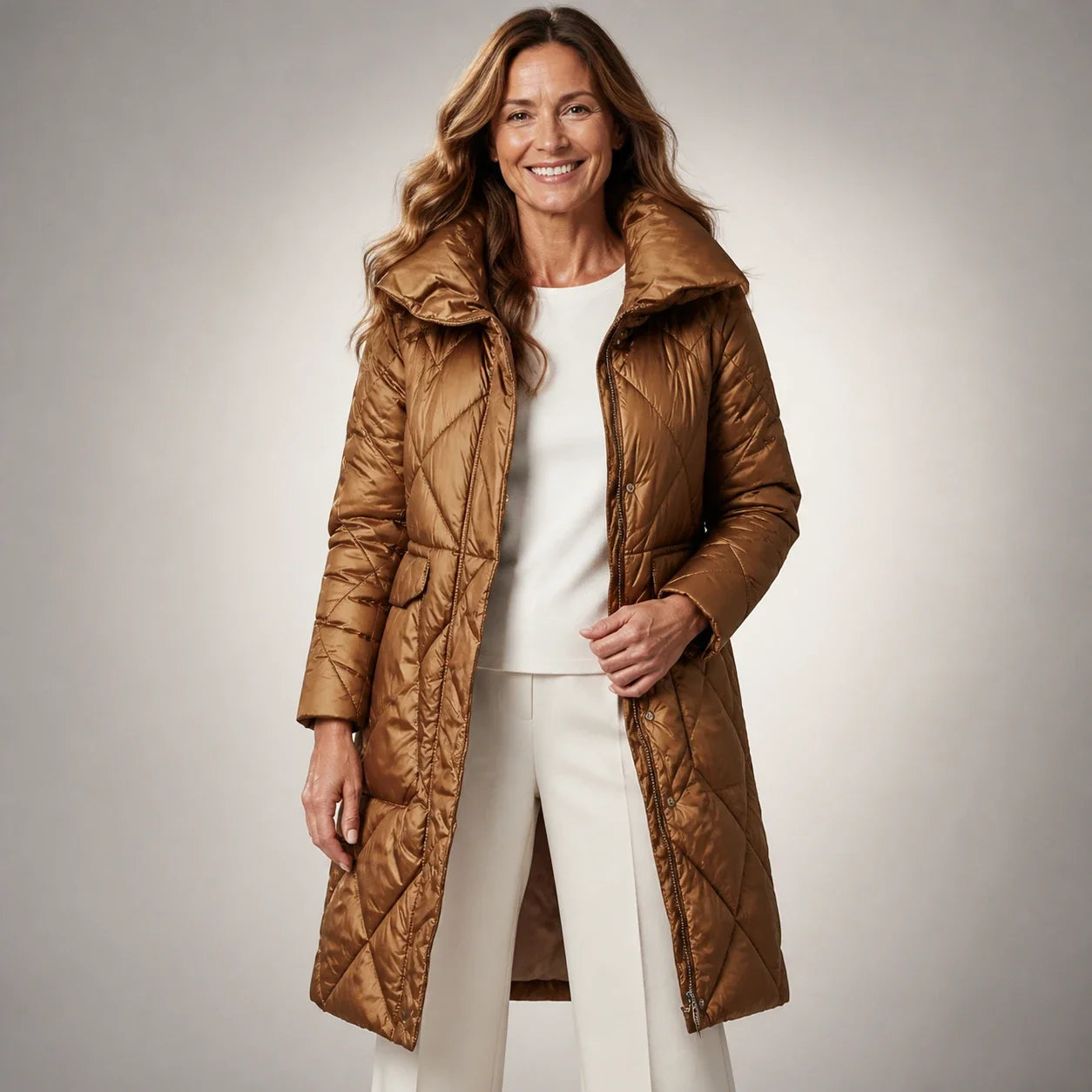 Candela | Abrigo Matelassé Elegante