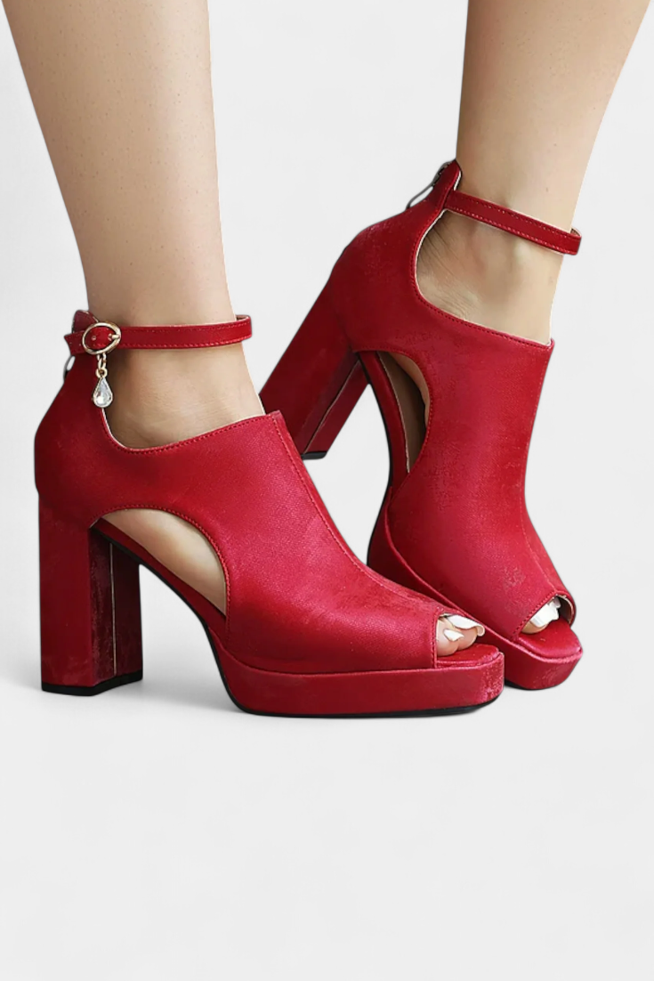 López | Tacones Gruesos Multicolor