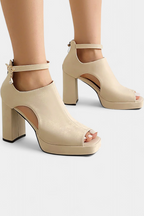 López | Tacones Gruesos Multicolor