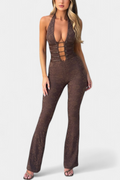 Kendra | Mono Halter de Encaje con Espalda Ajustable