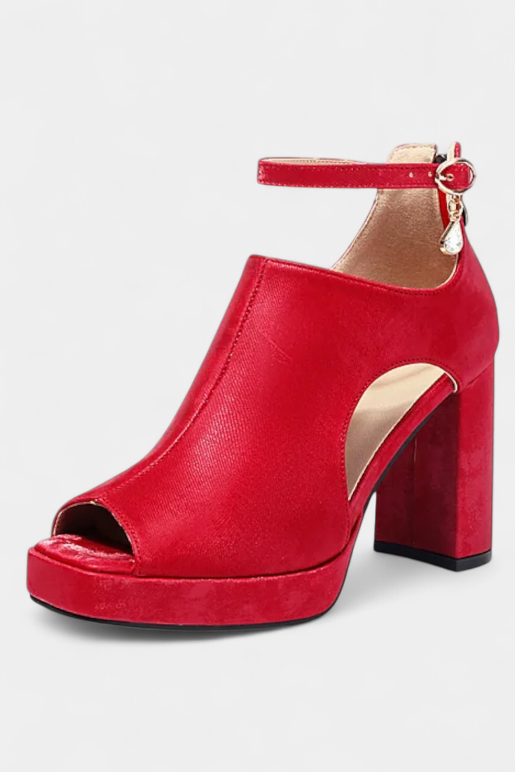 López | Tacones Gruesos Multicolor