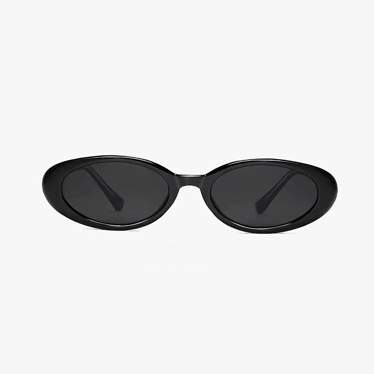 Gafas de sol retro ovaladas mujer – lentes negras UV400 estilo vintage