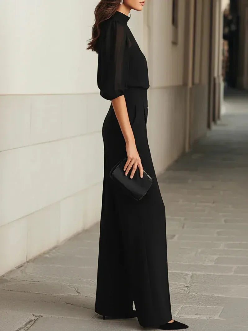 Odette | Conjunto de Tres Piezas En Color Negro