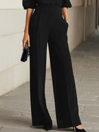 Odette | Conjunto de Tres Piezas En Color Negro