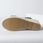 Mia | Sandalias de cuña con trenzado