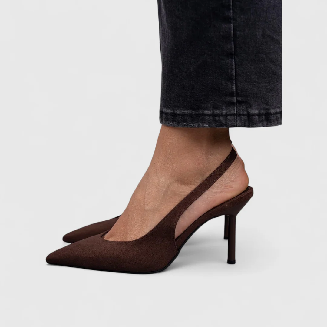 Azalea | Tacones mujer puntera fina tacón elegante oficina casual