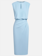 Verona | Vestido Midi Mujer Elegante Con Drapeado – Estilo Sofisticado Moderno