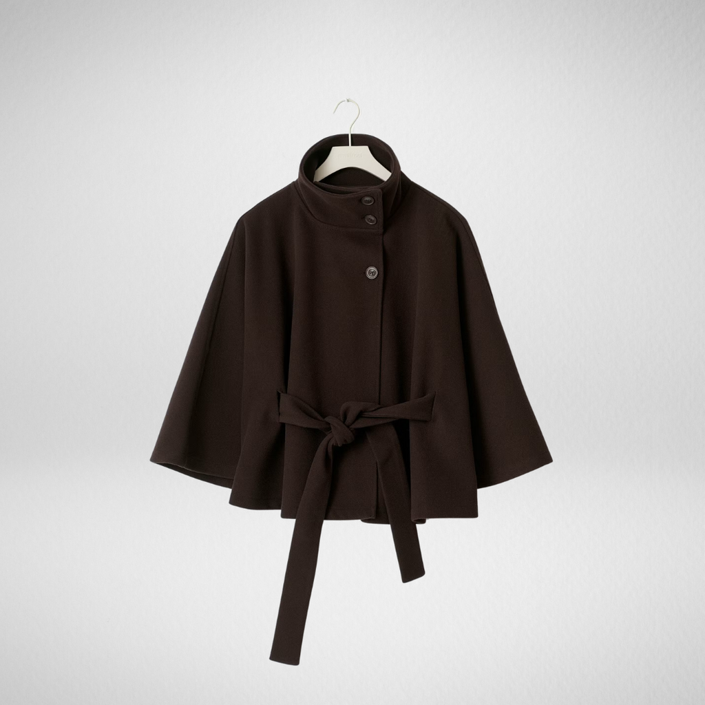 Cayetana | Capa elegante con cintura ajustable