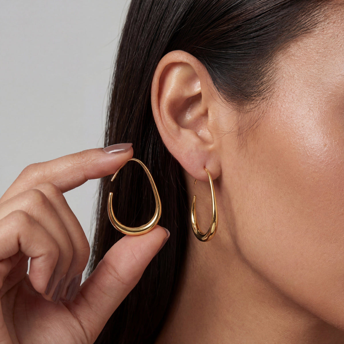 Marina | Pendientes Ovalados Elegantes