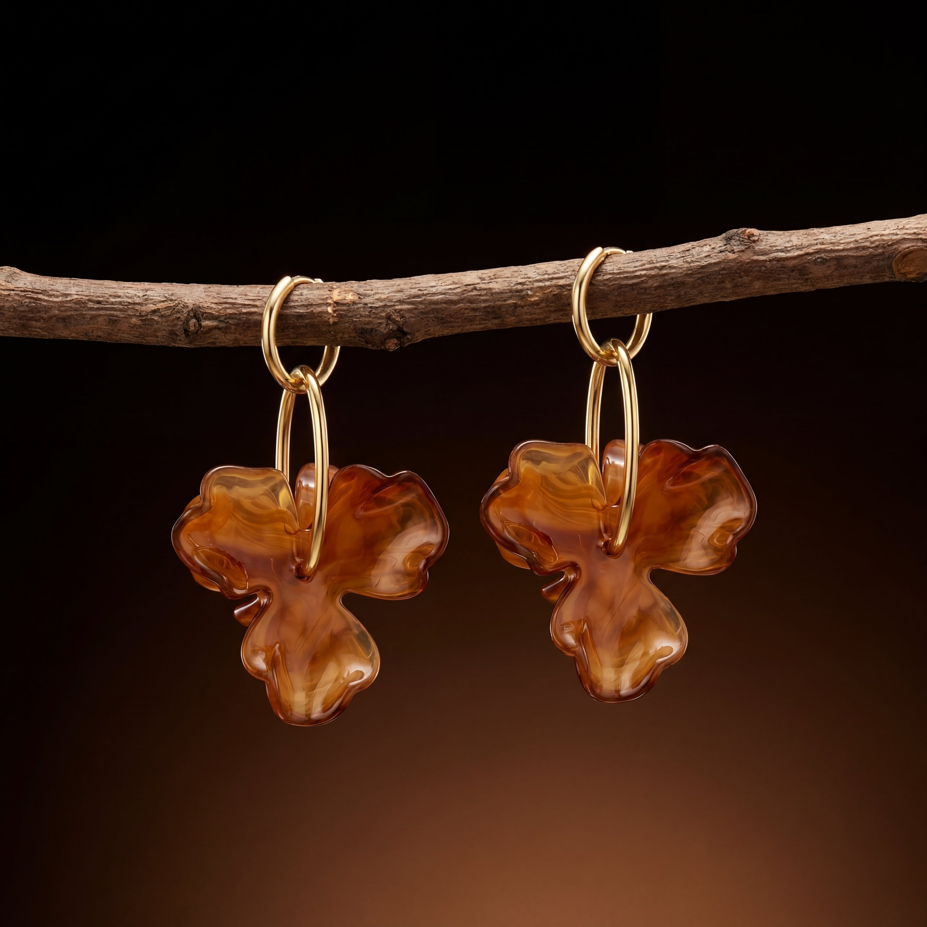 Mercedes | Pendientes con Colgante de Flor