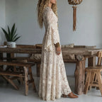 Roma | Vestido largo boho premium