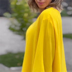 Olivia – Blusa de gasa con doble cremallera